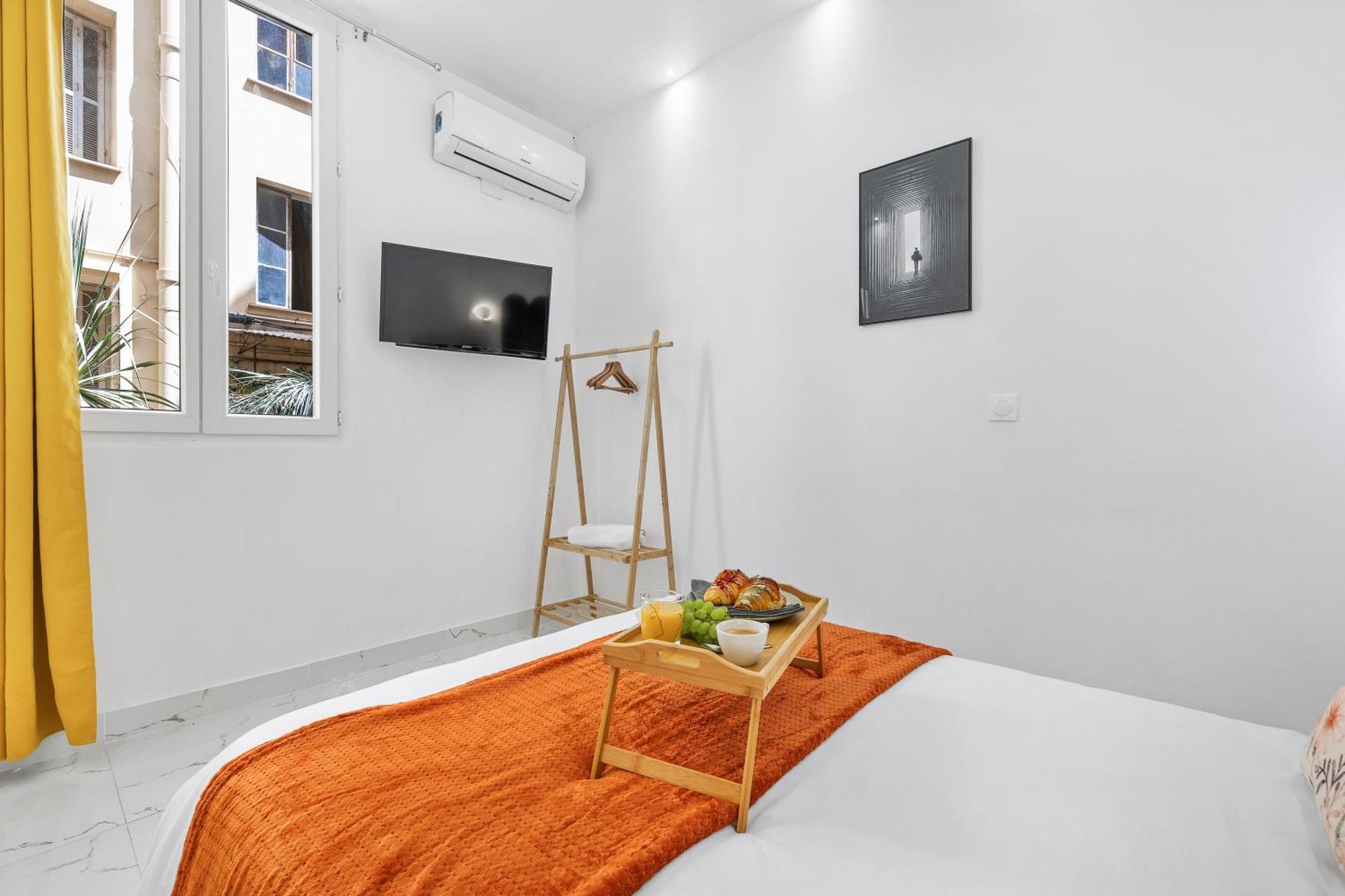 2 Rooms - Hyper Centre - Air-Conditioned - Terrace - Quiet - Tramway - Equipped Kitchen - Wifi Nice Bagian luar foto